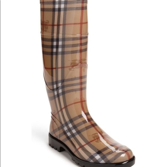 burberry rain boots